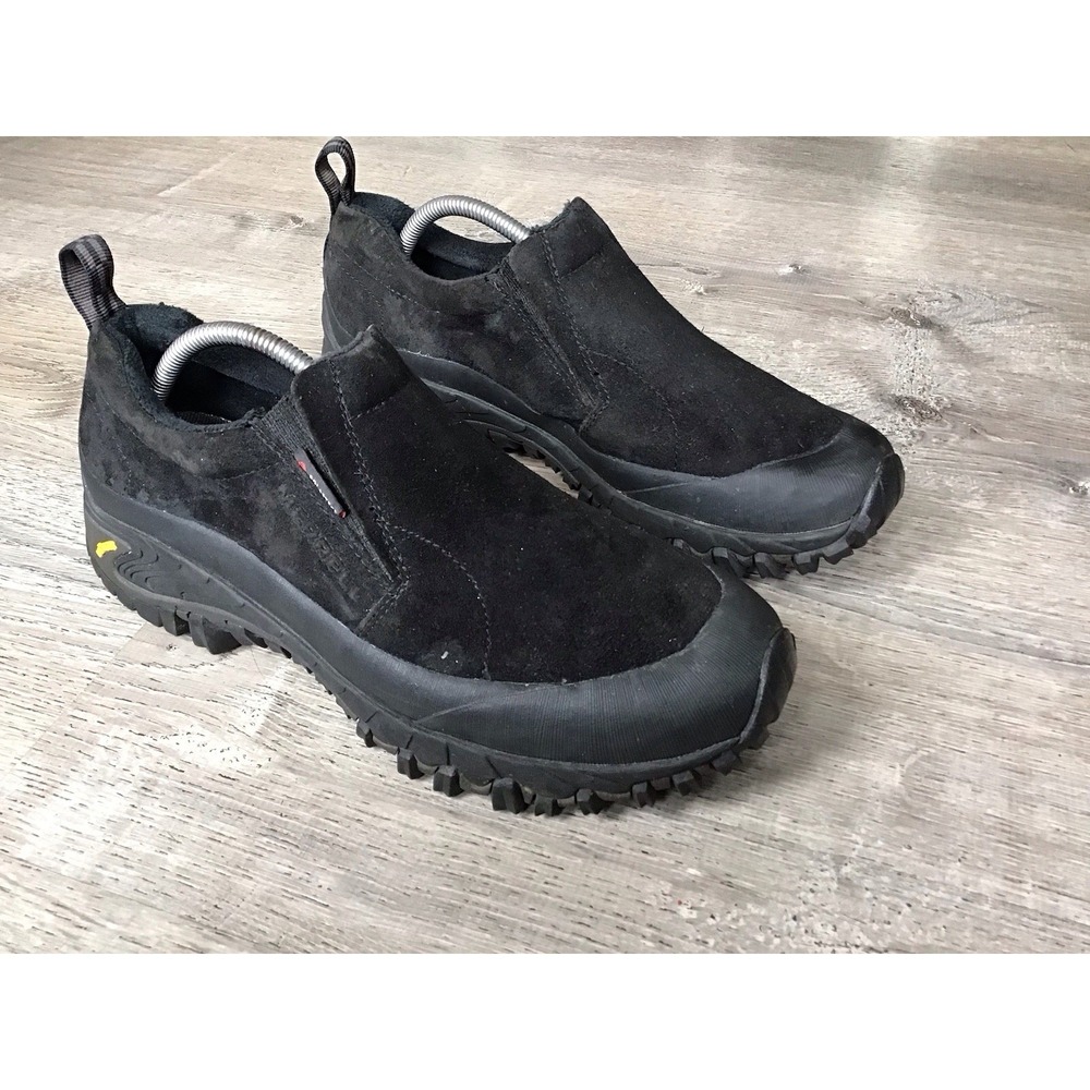 Merrell Shiver Moc Men's Size 11 Slip-On Shoes Waterproof Insulated Black 86107